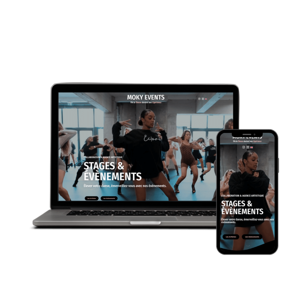 Création de site wordpress - Moky Events Agence artistique sur paris et marseille