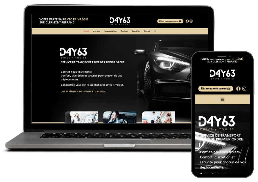 Impose Toi Realisation site internet Service VTC Drive 4 you 63 transparent 2