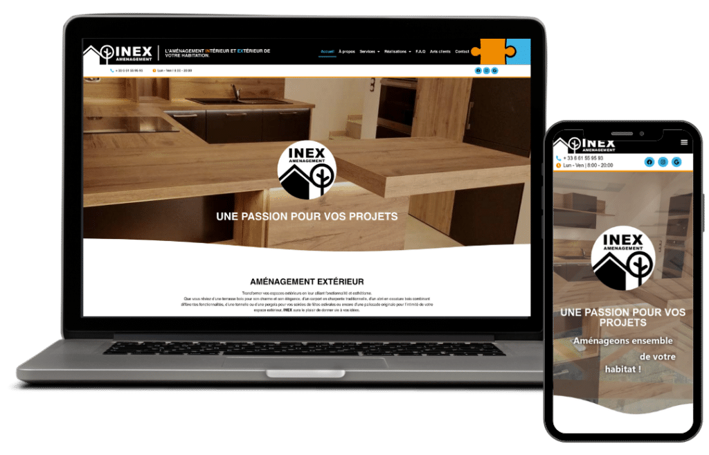 Impose Toi Realisation site internet Charpentier Inex Amenagement Capture 3