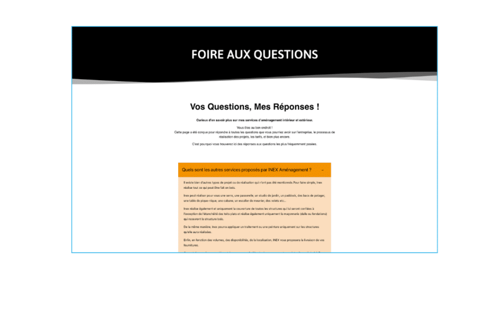 Impose Toi Realisation site internet Charpentier Inex Amenagement Capture 4