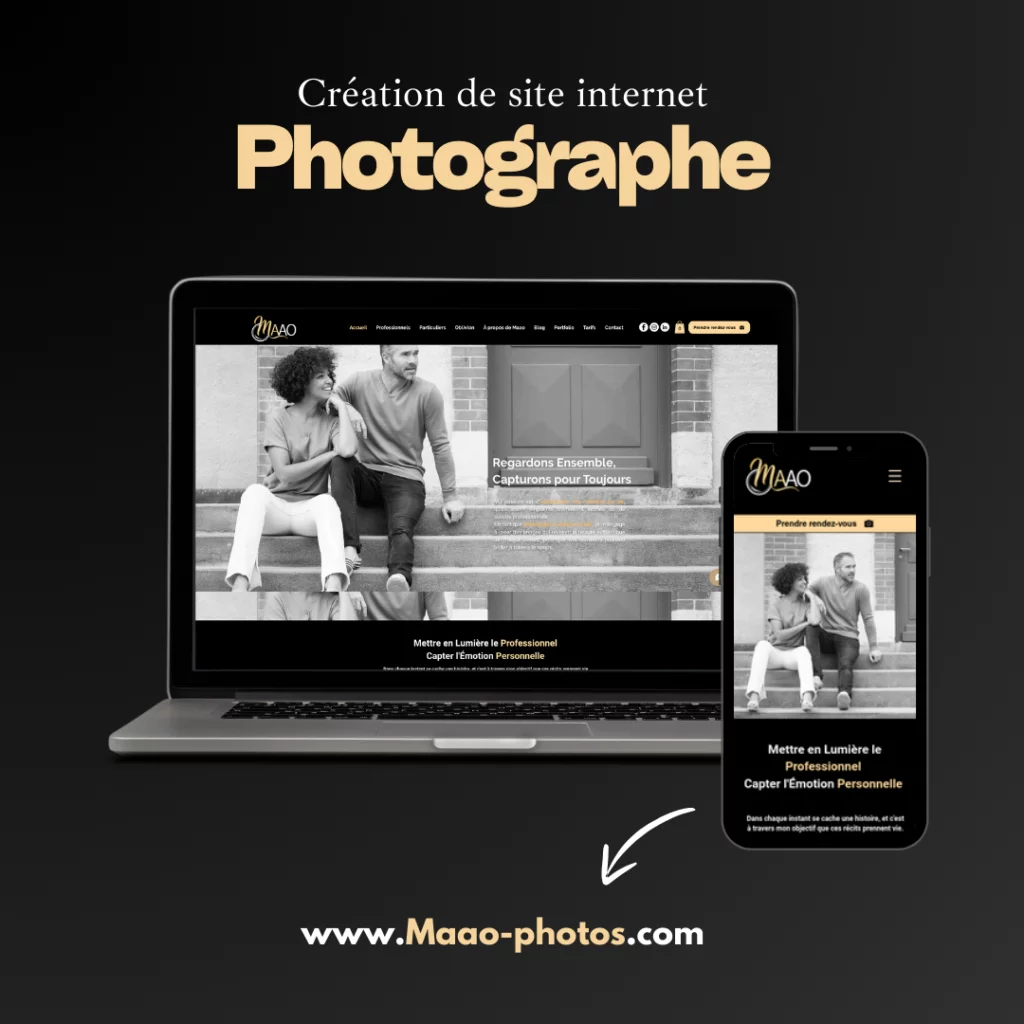 Maao Photos - Photographe professionnelle 111 Impose Toi Realisation site internet Photographe Maao Photo