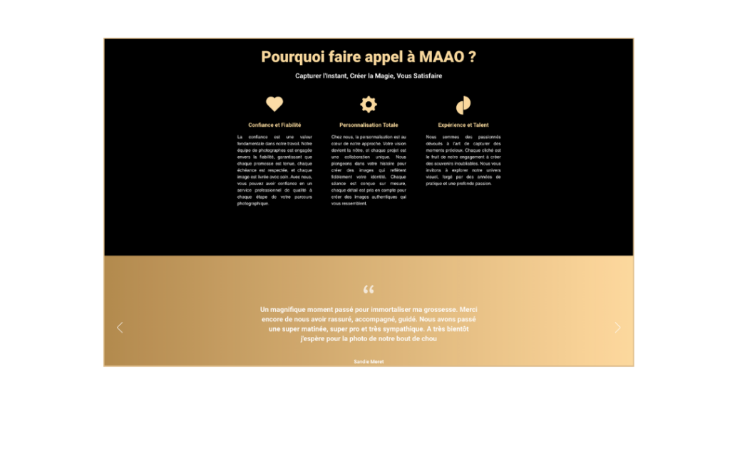 Impose Toi Realisation site internet Photographe Maao Photo 2