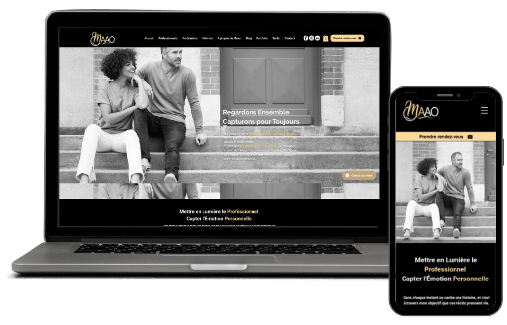 Impose Toi Realisation site internet Photographe Maao Photo 3