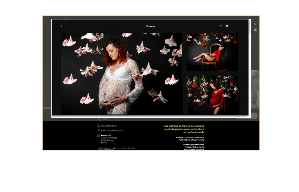 Impose Toi Realisation site internet Photographe Maao Photo 5