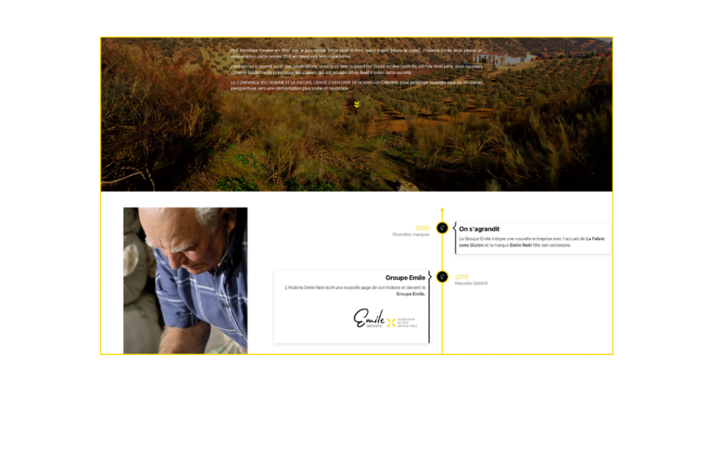 Impose Toi Realisation site internet Producteur Huile Groupe Emile 1