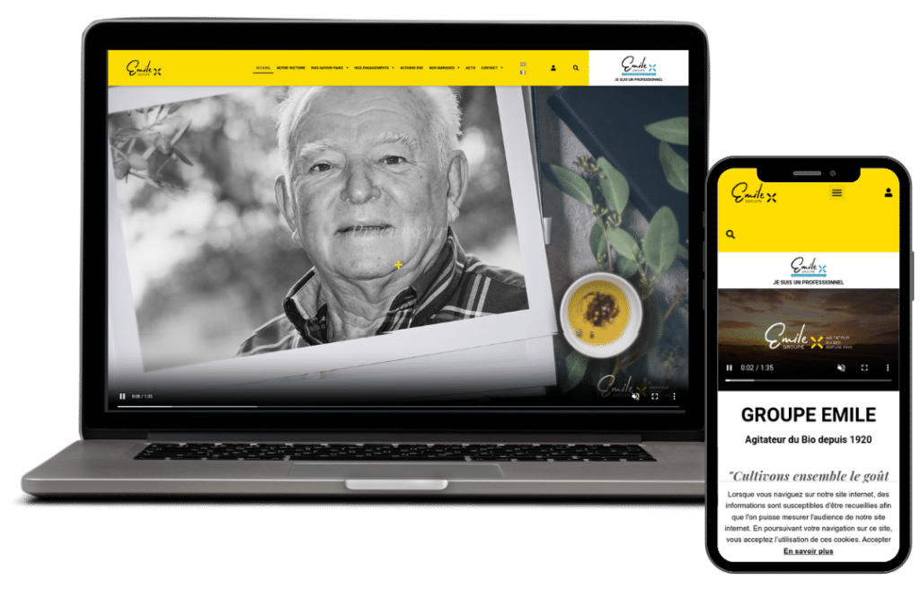 Impose Toi Realisation site internet Producteur Huile Groupe Emile 3