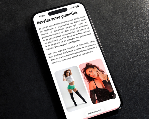 Création de site wordpress - Moky Events Agence artistique sur paris et marseille