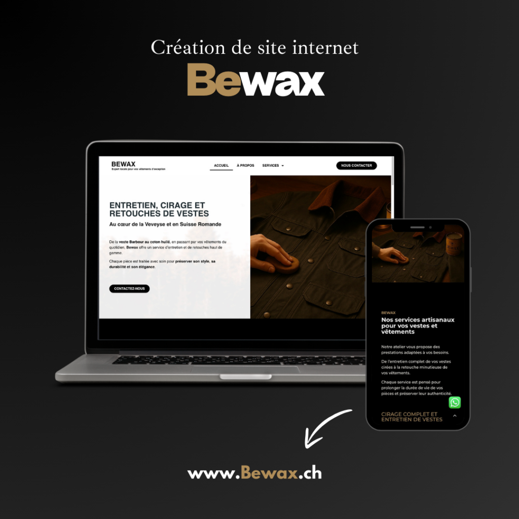 Impose toi realisation site wordpress bewax cirage veste barbour suisse 2