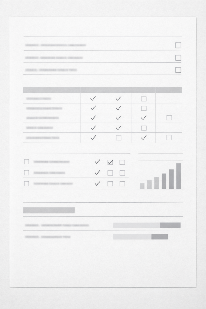 Checklist document pour une page tarifs qui convertit