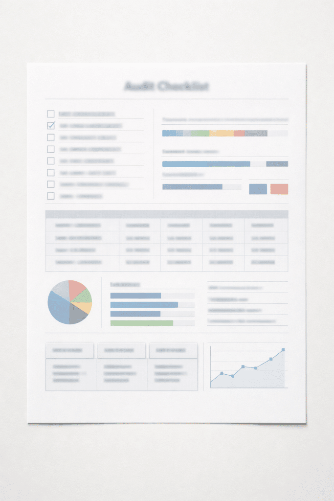 Checklist d’audit pour site internet entreprise locale
