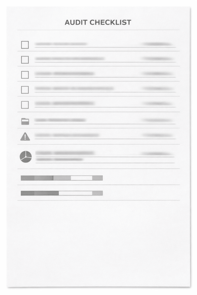 Checklist d’audit pour comprendre pourquoi un concurrent prend tous les clients